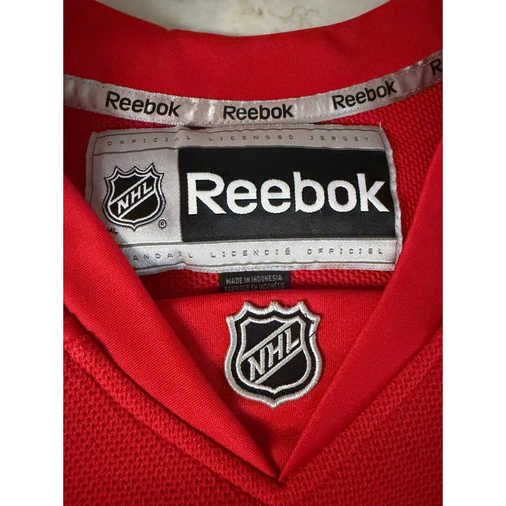 Reebok Detroit Red Wings NHL Jersey Mens Large Red Drummond 13 Captain C Hockey - Picture 3 of 8